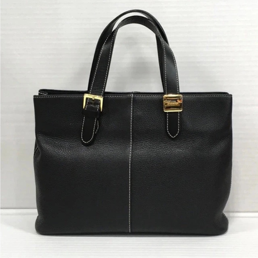 Burberry Black Tote with Gold Accents - Picture 2 of 16